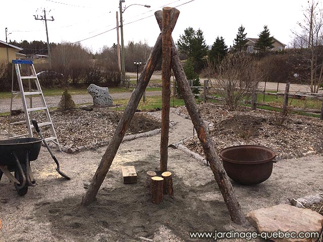 Building a Tripod - DIY Cauldron tripod stand - Cauldron stand