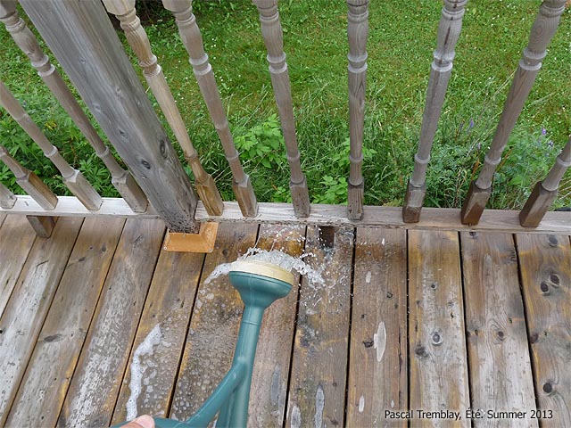 Restore wood to its original appearance - wood cleaner - maintain a wood deck