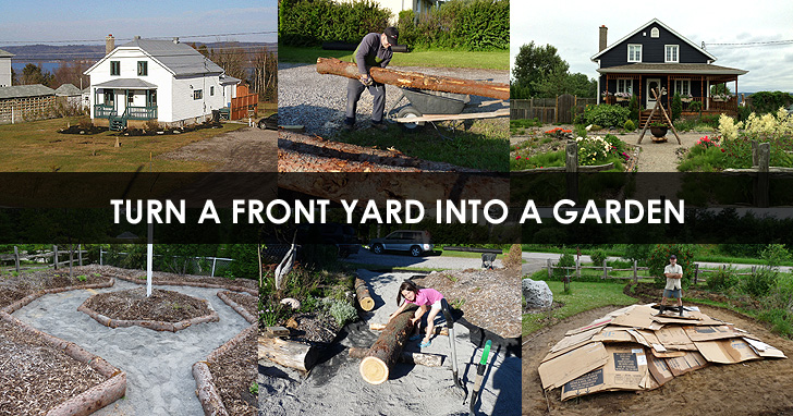 Front Yard Garden - Landscaping Idea Without Grass