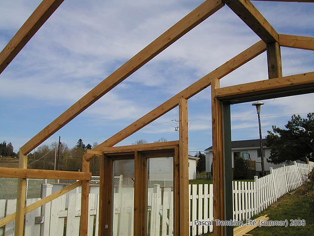 DIY Roof Greenhouse frame - Greenhouse DIY Project Plan