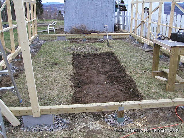 Backyard Greenhouse - DIY Greenhouse - Base Frame Greenhouse - Anchors for greenhouse base