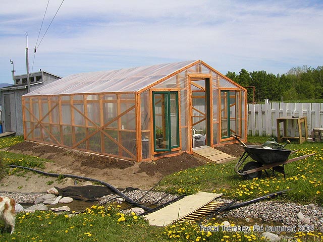 Greenhouses Plans - Acces Ramp for Greenhouse - Wood frame Greenhouse