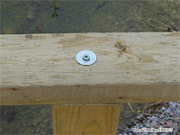 Hand-crafted Wooden Garden Bridges - Backyard bridge handrails installation - How to install a handrail on bridge posts