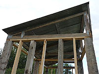 Wooshed roofing material - Metal roofing for shed - How to build a wood drying shed - Firewood shelter building instructions
