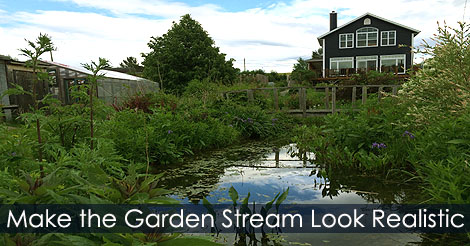 How to build a garden stream - How to Make the garden stream look realistic - How to build a garden creek or dry creek bed