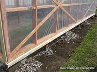 Greenhouse Covering - Greenhouse covering materials - Installing the polyethylene sheeting