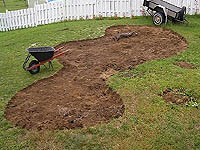 How to mark the outline for a garden pond - Dig a pond - Pond building guide instructions