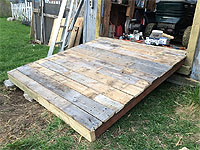 How to build a shed ramp - Shed ramp building tips - Wooden shed ramp plan - Design for a storage shed ramp