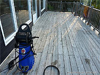 Cleaning a deck before staining - Deck cleaner for mold and mildow