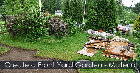 Front Yard Garden or Front Yard vegetable garden - Create an edible front yard garden - List of materials