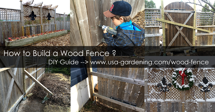 How to build a wood fence
