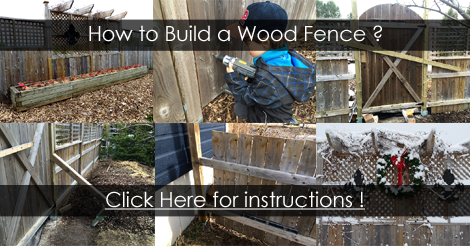 Wood fence Plans