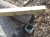 Fence post spike - Attach post to spike