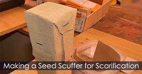 Seed Scarification Method - How to make a seed scuffer