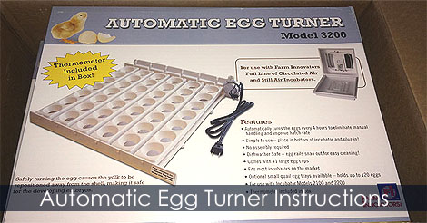 Automatic Egg Turner - incubator with automatic egg turner - hova bator automatic egg turner instructions