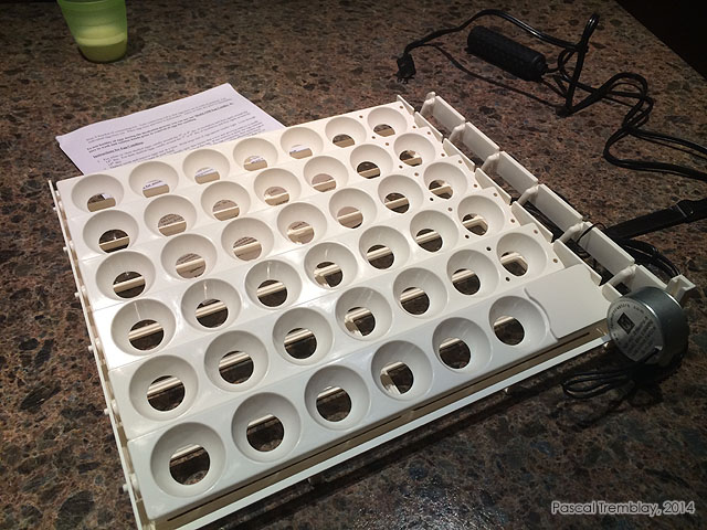 Automatic egg turner - Egg turning during incubation - Egg turner trays
