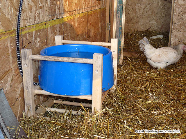 Heated waterer - Heated bowl made in USA for Chicken Coop and poultry - Heating hen house - Heated laying en house