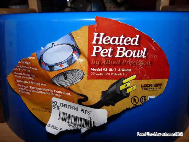 Heated pet bowl for poultry house - hen house for cheap - chicken coop for cheap