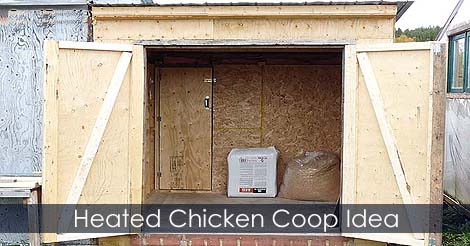 Heated Chicken Coop Idea - Heating Hen Coop in cold season