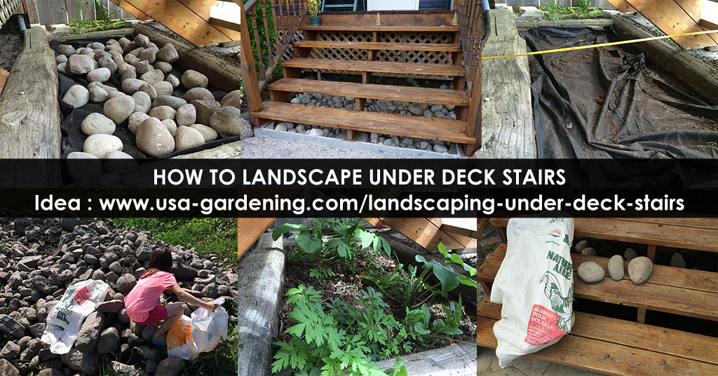 Landscaping Under Deck Stairs, Under Deck Landscaping