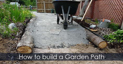 Garden Path Design Idea - How to build a Garden Path
