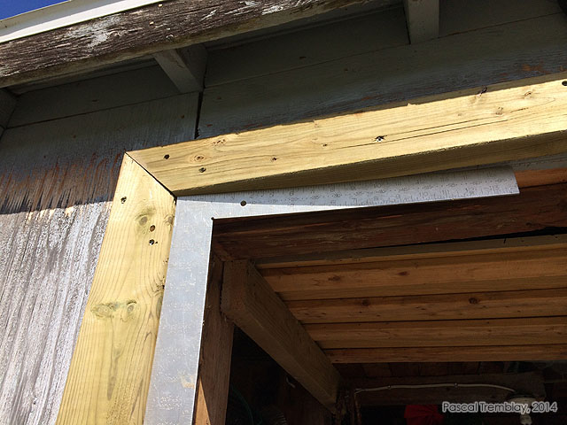 How to frame a shed entrance - How to replace a shed door