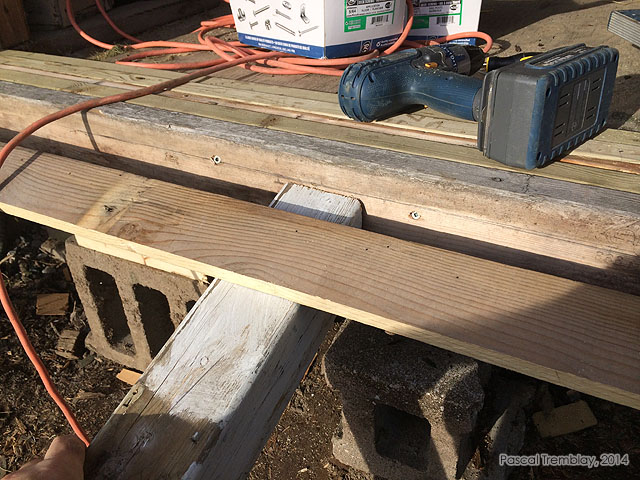 Install shed ramp decking - Shed ramp decking boards - DIY Shed ramp