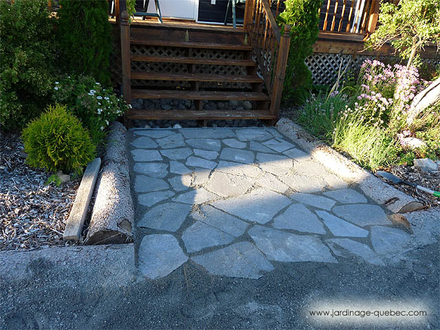 How to build a stone path