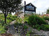 UK Backyard stream - Cascading Garden Creek - Water Garden Stream
