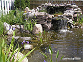 UK Pond Waterfall - UK Rock Waterfall - Ponds and waterfalls