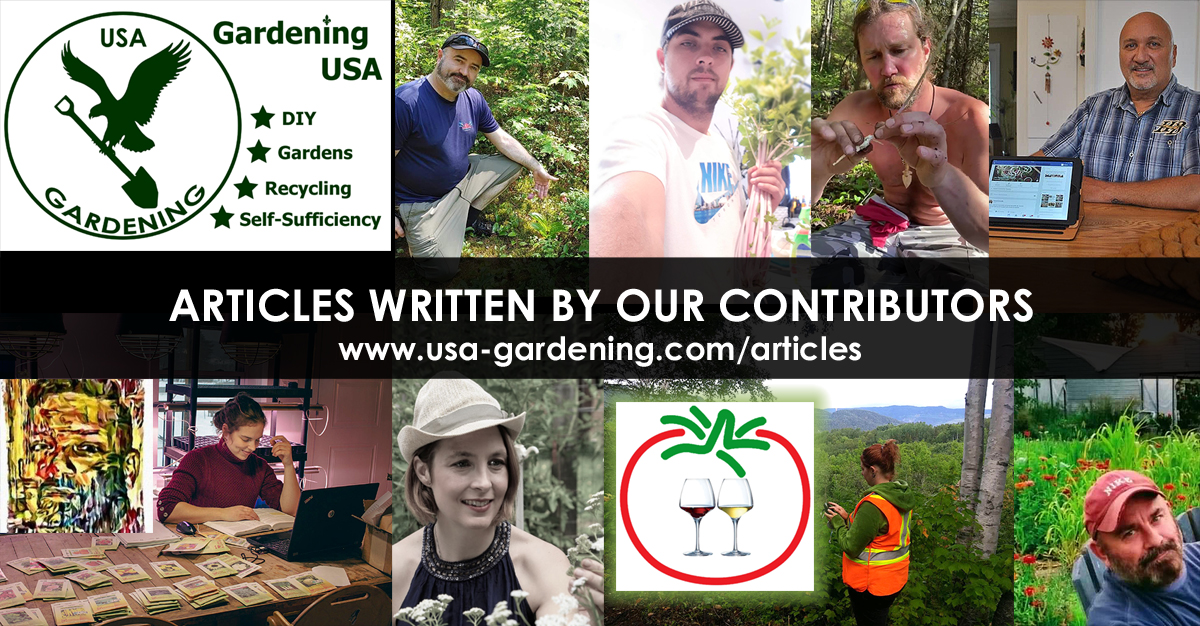 Articles from Contributors of the Gardening Homesteading DIY USA Website