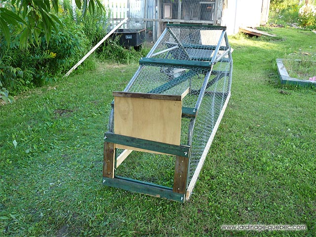 How to build a chicken coop door - Chicken tractor sliding door