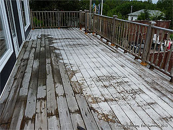 Cleaning Pressure-treated wood - Clean a deck - Cheap wood cleaner