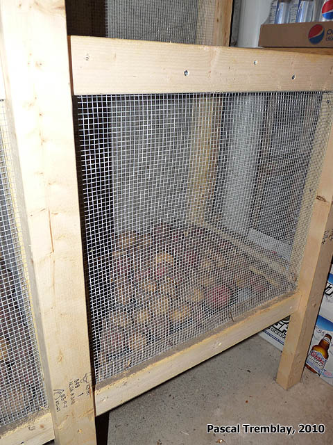 How to build vegetable bins - vegetable storage bin - veggie bin - potato storage bin