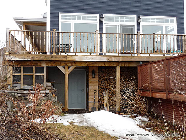 Squaring the Deck frame - Tips and plan to build a deck - Deck Posts
