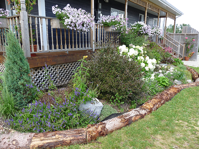 Planting Bed Against a House