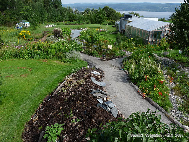 Terrassement alle ou sentier ou chemin pour jardin - Rseau de sentiers au Jardin