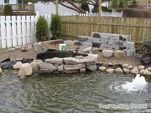 Cascade d'eau pour jardin aquatique - Cascade artificielle pour étang
