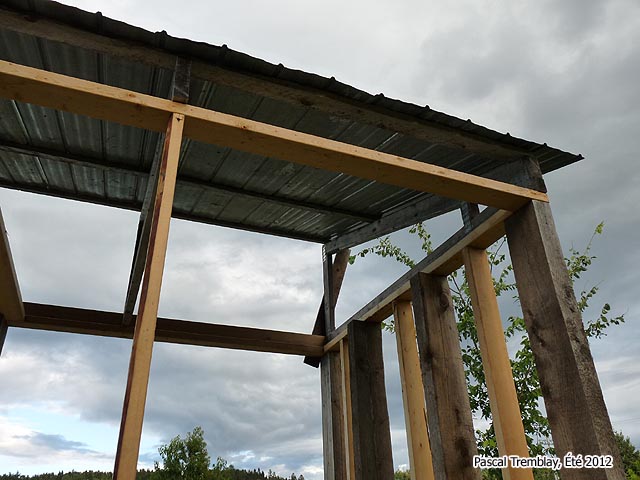 T�les Galvanis�es pour Remise � bois - Plan de Remise � bois