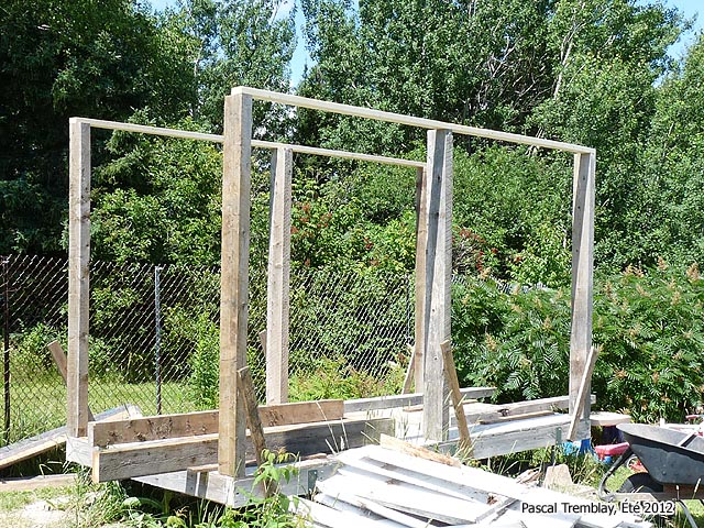 Hangar pour le bois - Id�e de projet au Jardin - Photos de hangar � bois