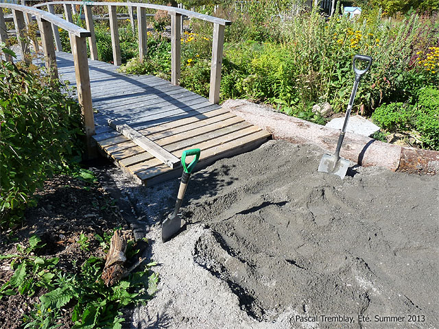 Pont Arqu� - Am�nagement de l'entr�e