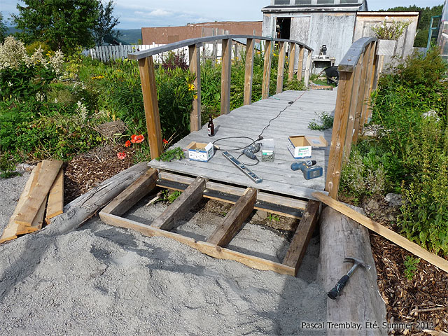 Comment construire un Pont Japonais - Fabriquer un Pont de jardin - �tapes de construction d'un pont d�coratif