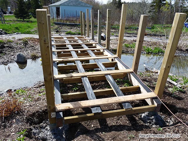Tablier de Pont en C�dre - Pont de Jardin pas cher