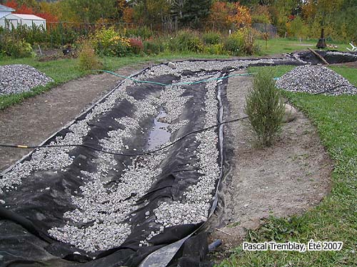 Pierre de rivire pour bassin d'eau et Jardin aquatique - Faire le lit du ruisseau