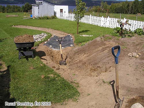 Construire ruisseau - ruisseau artificiel