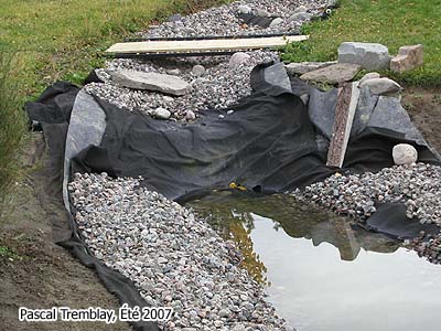 Construire chute d'eau - Construire une cascade pour bassin - Pierres naturelles pour cascades de bassins - Roches pour lit de ruisseau
