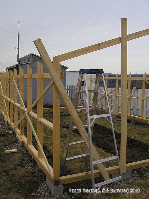 Construire une serre  tomates / Wood Greenhouse / Production de plants