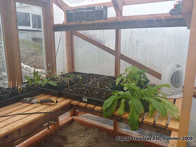 Construire des Tables de plantation et tagres pour serre - Plan de construction