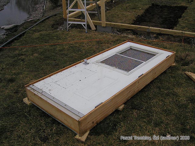 Porte de la Serre en bois / Plan de construction