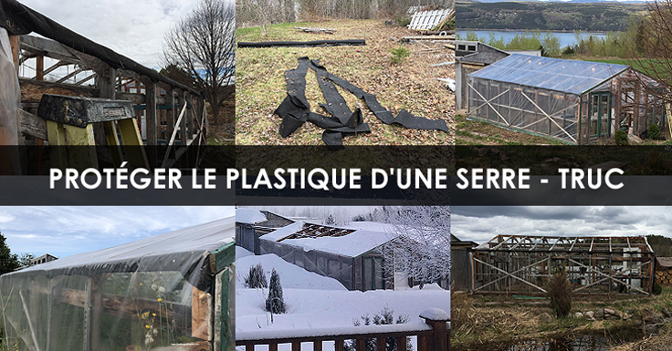 Protéger le plastique de serre